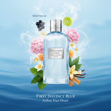 Load image into Gallery viewer, Abercrombie & Fitch First Instinct Blue Eau de Parfum for Women – 3.4 oz / 100ml - Fresh. Radiant. Fearlessly Feminine.