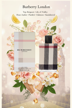 Load image into Gallery viewer, Burberry London for Women Eau de Parfum – 1.6 oz / 50ml & 3.3 oz / 100ml Elegant. Warm. Timelessly Urban.