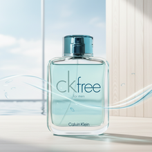 Load image into Gallery viewer, CK Free for Men Eau de Toilette – 3.3 oz / 100ml Fresh. Laid-Back. Effortlessly Modern.