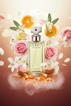 Load image into Gallery viewer, Calvin Klein Eternity for Women Eau de Parfum – 1.6oz/50ml & 3.3oz/100ml Timeless. Elegant. Endlessly Feminine.