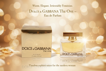 Load image into Gallery viewer, Dolce & Gabbana The One Women's EDP - 2.5 fl oz/75 ml - Warm. Elegant. Irresistibly Feminine.