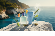Load image into Gallery viewer, D&G Light Blue for Men 3pc Gift Set: 2.5oz EDT, 1.7oz Shower Gel, & 0.15 mini - Fresh. Mediterranean. Effortlessly Masculine.