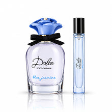 Load image into Gallery viewer, Set D&G Blue Jasmine 2pc: 2.5oz EDP Spy & .33oz Pen Spray - Radiant. Feminine. Irresistibly Floral.