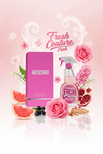 Load image into Gallery viewer, Moschino Fresh Couture Pink 3.4oz EDT - Playful. Bright. Effortlessly Chic.