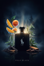 Load image into Gallery viewer, Polo Black Eau de Toilette for Men β Available in 1.36 oz / 40ml, 2.5 oz / 75ml & 4.2 oz / 125ml Bold. Smooth. Modernly Sophisticated.