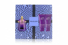 Load image into Gallery viewer, Theirry Mugler Alien 3pc set: 1oz EDP Spray, 2x 1.7oz Body lotion - Radiant. Mysterious. Unforgettable.