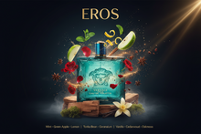 Load image into Gallery viewer, Versace Eros Eau de Toilette Spray for Men Bold. Energetic. Seductively Masculine.