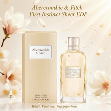 Load image into Gallery viewer, Abercrombie &amp; Fitch First Instinct Sheer Eau de Parfum for Women – 3.4 oz / 100ml - Bright. Feminine. Fearlessly Free.
