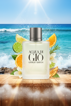 Load image into Gallery viewer, Armani Acqua di Gio Men's EDT - 3.4 fl oz/ 100 ml - Fresh. Aquatic. Timelessly Masculine.
