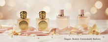 Load image into Gallery viewer, Burberry Women's 4pc Eau de Parfum Gift Set – Burberry Her &amp; Burberry Goddess (4 x 5ml)  Elegant. Modern. Unmistakably Burberry.

