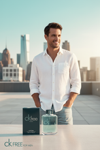 Load image into Gallery viewer, CK Free for Men Eau de Toilette – 3.3 oz / 100ml  Fresh. Laid-Back. Effortlessly Modern.
