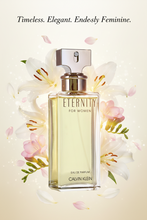Load image into Gallery viewer, Calvin Klein Eternity for Women Eau de Parfum – 1.6oz/50ml &amp; 3.3oz/100ml  Timeless. Elegant. Endlessly Feminine.
