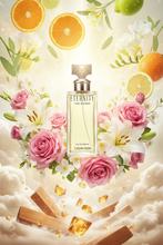 Load image into Gallery viewer, Calvin Klein Eternity for Women Eau de Parfum – 1.6oz/50ml &amp; 3.3oz/100ml  Timeless. Elegant. Endlessly Feminine.
