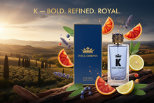 Load image into Gallery viewer, Dolce &amp; Gabbana K 1.6oz/50ml EDT Spray - Fresh. Regal. Effortlessly Charismatic.
