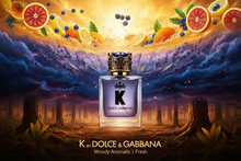 Load image into Gallery viewer, Dolce &amp; Gabbana K 1.6oz/50ml EDT Spray - Fresh. Regal. Effortlessly Charismatic.

