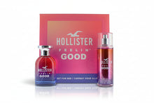 Load image into Gallery viewer, Hollister Feelin' Good 2pc: 1.7oz EDP Spy &amp; 4.2oz Body Mist Set - Fresh. Uplifting. Feel-Good Energy.
