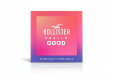 Load image into Gallery viewer, Hollister Feelin' Good 2pc: 1.7oz EDP Spy &amp; 4.2oz Body Mist Set - Fresh. Uplifting. Feel-Good Energy.
