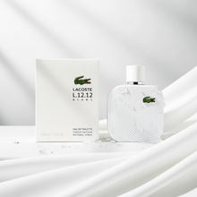 Load image into Gallery viewer, Lacoste Eau de Lacoste L.12.12 Blanc Eau de Toilette Spy for Men – 3.3oz/100ml - Fresh. Crisp. Modernly Masculine.
