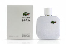 Load image into Gallery viewer, Lacoste Eau de Lacoste L.12.12 Blanc Eau de Toilette Spy for Men – 3.3oz/100ml - Fresh. Crisp. Modernly Masculine.
