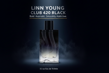 Load image into Gallery viewer, Linn Young Club 420 Black 3.3oz/100ml EDT - Bold. Aromatic. Smoothly Addictive.
