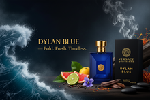 Load image into Gallery viewer, Versace Dylan Blue for Men EDT – Bold. Modern. Intensely Masculine. 3.4oz or 6.7oz
