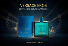 Load image into Gallery viewer, Versace Eros Eau de Toilette Spray for Men  Bold. Energetic. Seductively Masculine.
