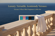 Load image into Gallery viewer, Set Versace coffret 5pc Set - Luxury. Versatile. Iconically Versace.
